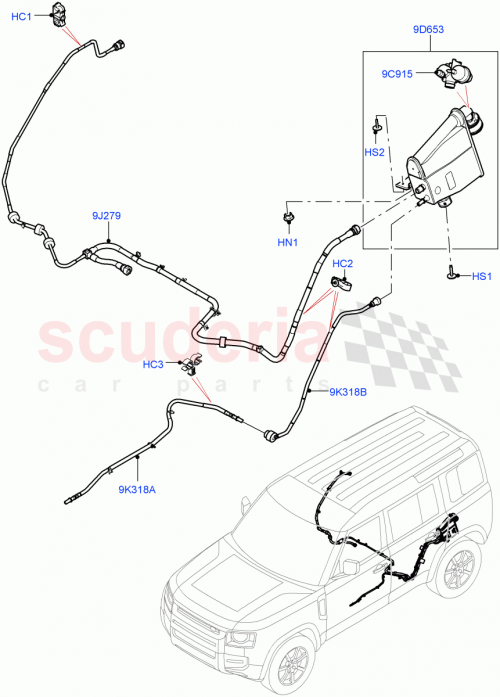 Part Diagram for Land Rover LR154197