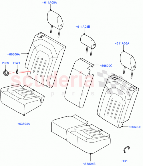 Part Diagram for Land Rover LR149933
