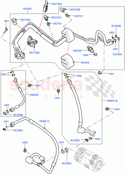Part Diagram for Land Rover LR027791