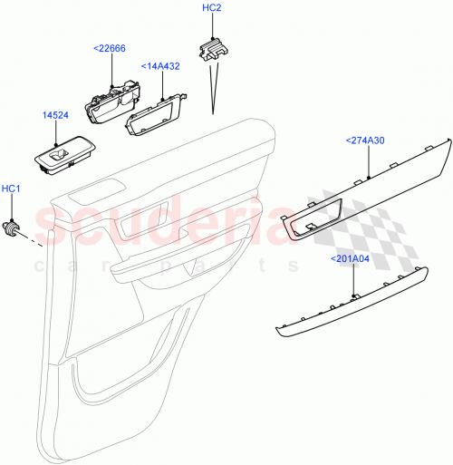 Part Diagram for Land Rover LR021014