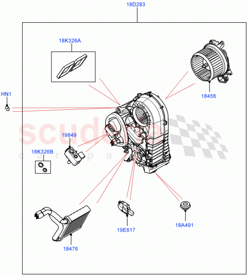 Part Diagram for Land Rover LR159420