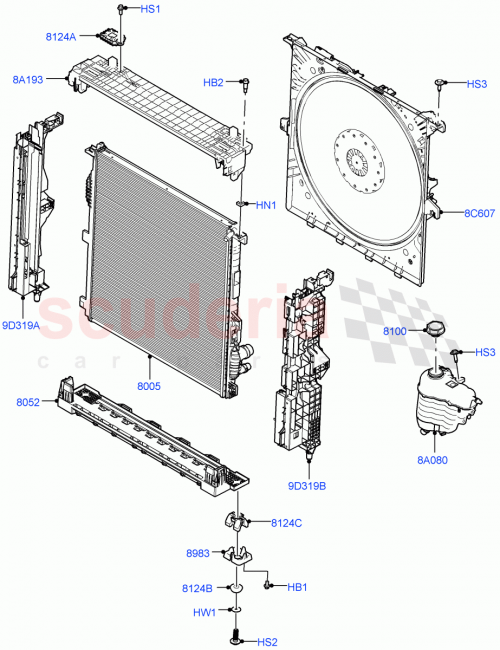 Part Diagram for Land Rover LR151581