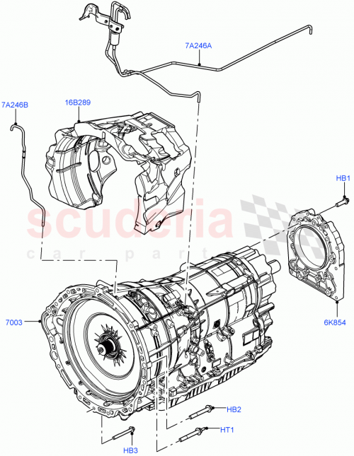 Part Diagram for Land Rover LR155137