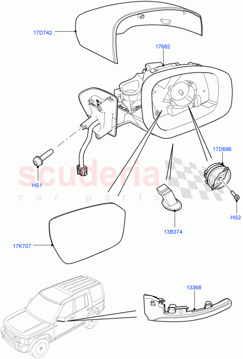 Part Diagram for Land Rover LR051392