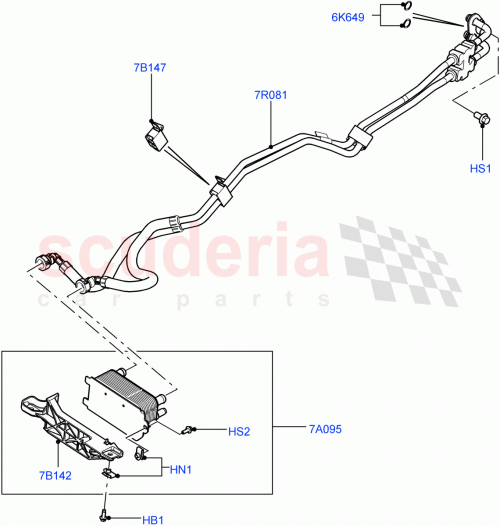 Part Diagram for Land Rover UBU500220