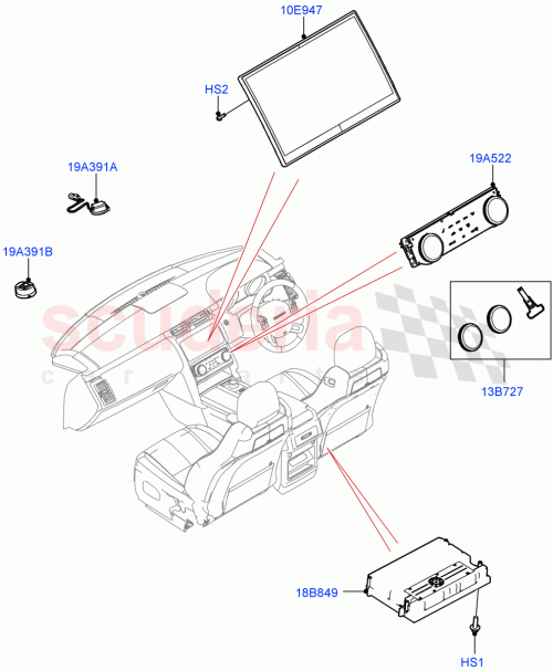 Part Diagram for Land Rover LR141843