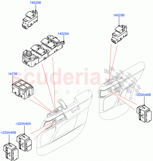 Part Diagram for Land Rover LR133593