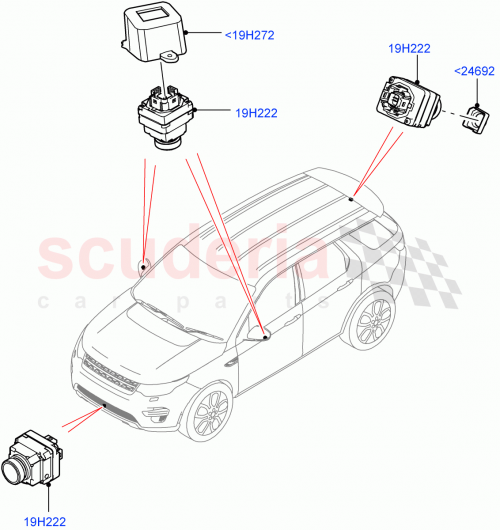 Part Diagram for Land Rover LR145256
