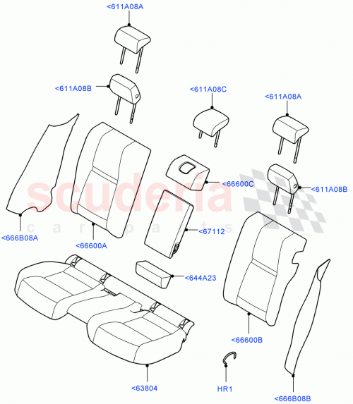 Part Diagram for Land Rover LR164003
