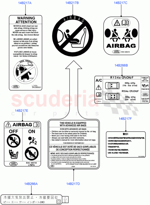Part Diagram for Land Rover BAC501720