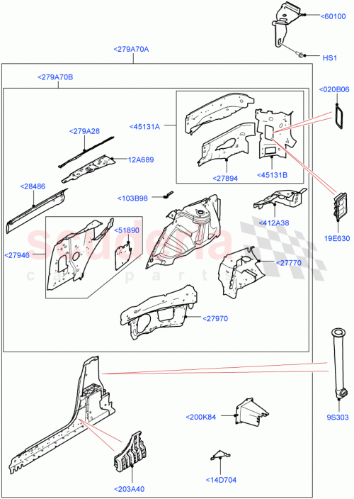 Part Diagram for Land Rover LR087684