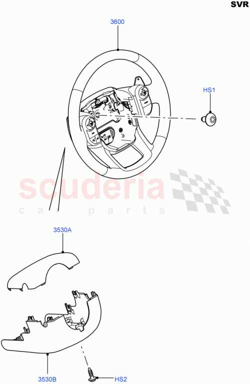 Part Diagram for Land Rover LR103536