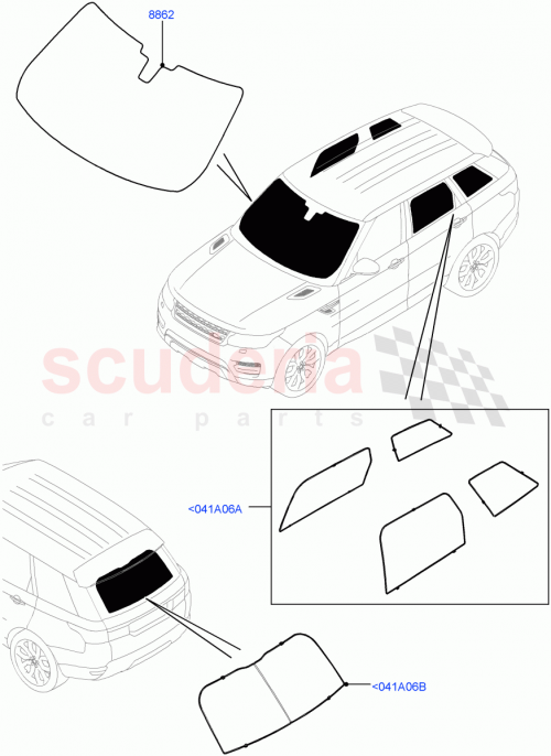 Part Diagram for Land Rover VPLWS0216