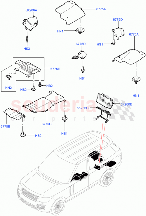 Part Diagram for Land Rover LR094074