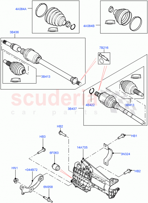 Part Diagram for Land Rover LR166136