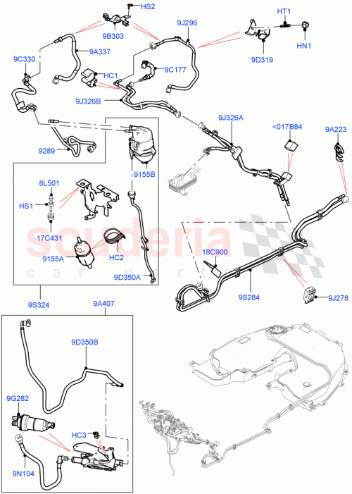 Part Diagram for Land Rover LR124281