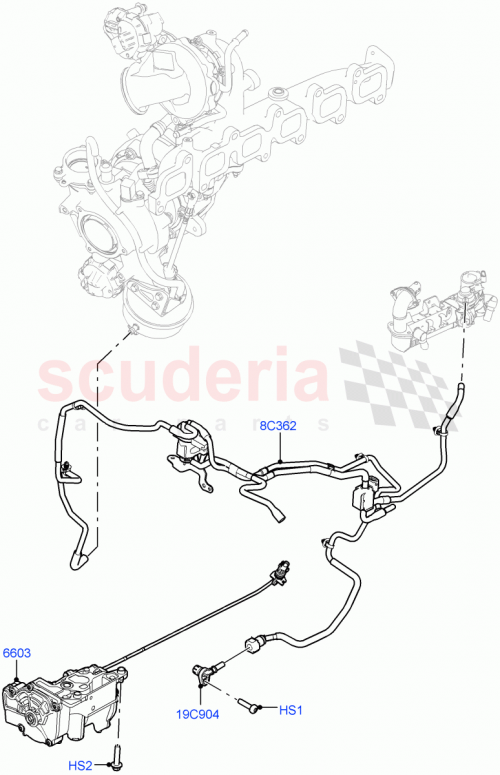 Part Diagram for Land Rover LR157080