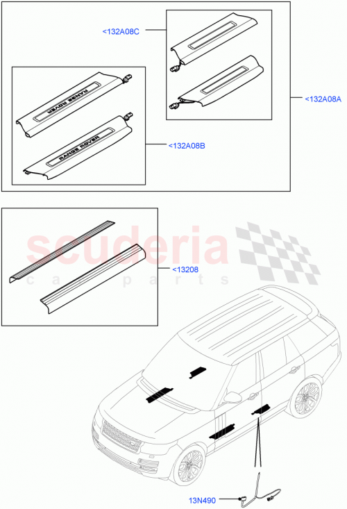 Part Diagram for Land Rover VPLWS0208