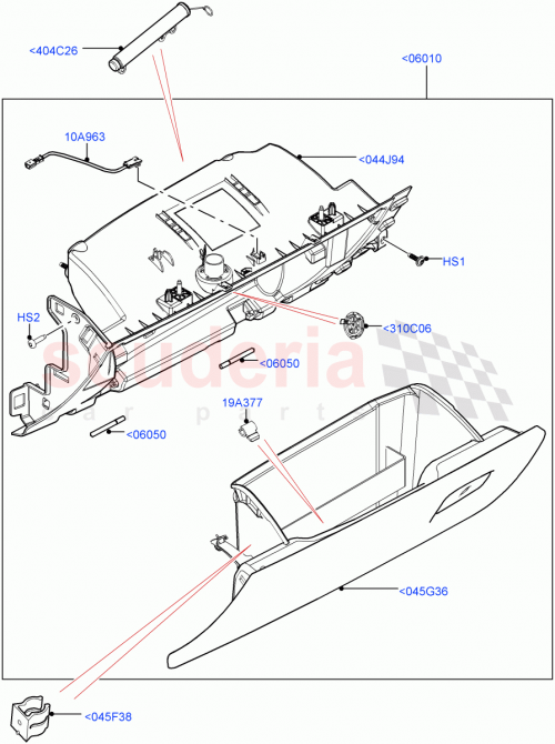 Part Diagram for Land Rover LR122844