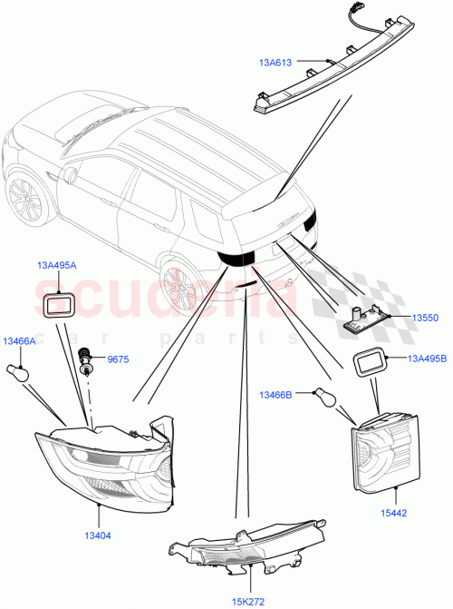Part Diagram for Land Rover LR140450