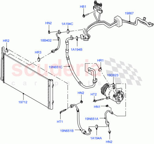 Part Diagram for Land Rover LR139930