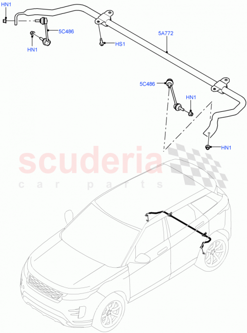 Part Diagram for Land Rover LR121778