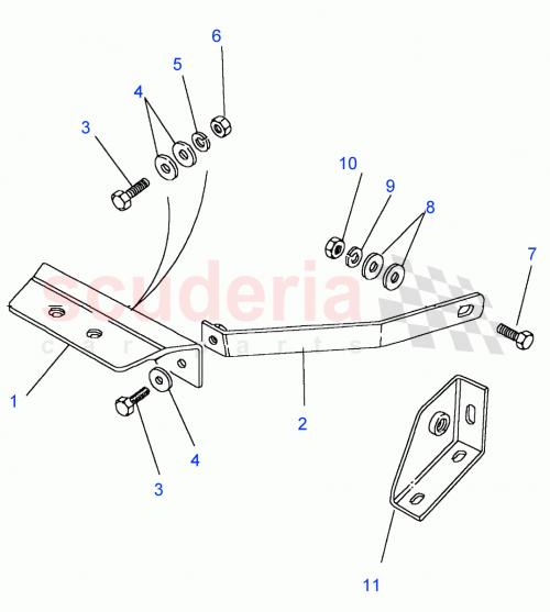 Part Diagram for Land Rover MRC4885