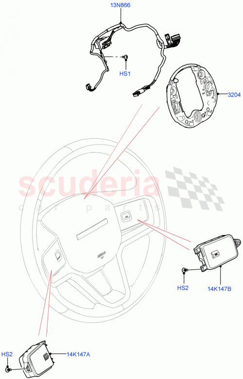 Part Diagram for Land Rover LR172196