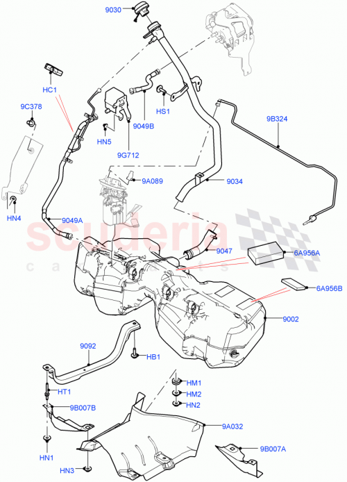 Part Diagram for Land Rover LR112856