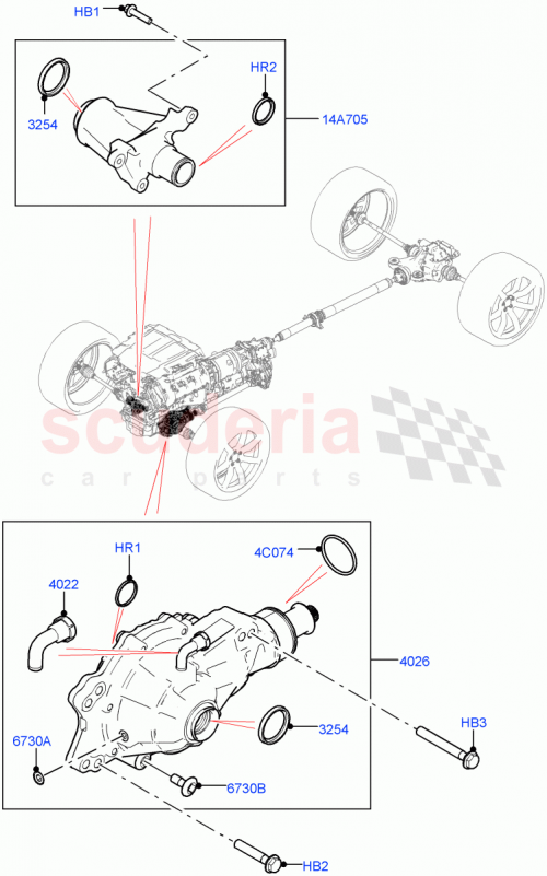 Part Diagram for Land Rover LR141868