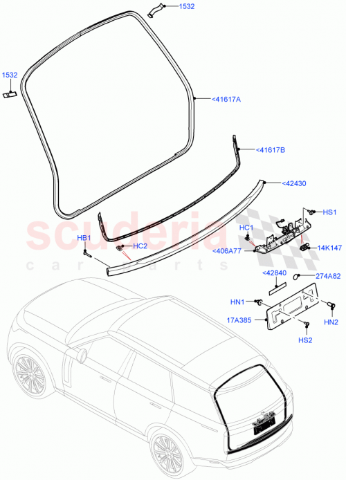 Part Diagram for Land Rover LR153269