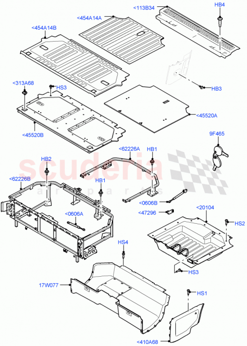 Part Diagram for Land Rover LR143081