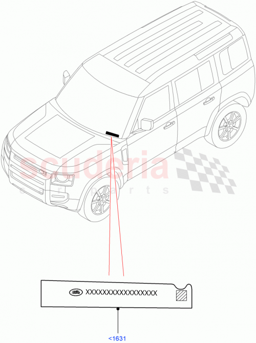 Part Diagram for Land Rover LR146620