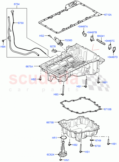 Part Diagram for Land Rover LR151772