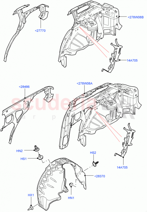 Part Diagram for Land Rover LR083864