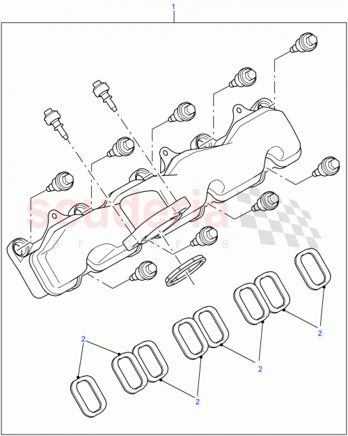 Part Diagram for Land Rover LR018370