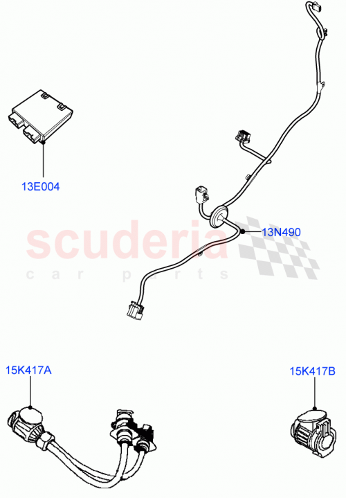 Part Diagram for Land Rover LR143646