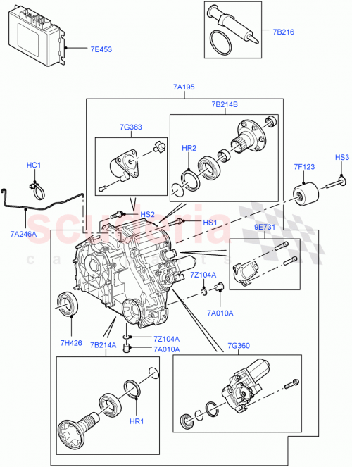 Part Diagram for Land Rover IYC500030