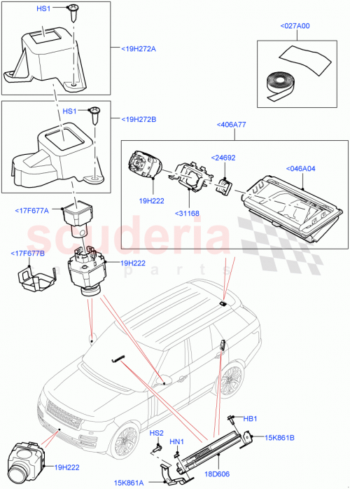 Part Diagram for Land Rover LR081454