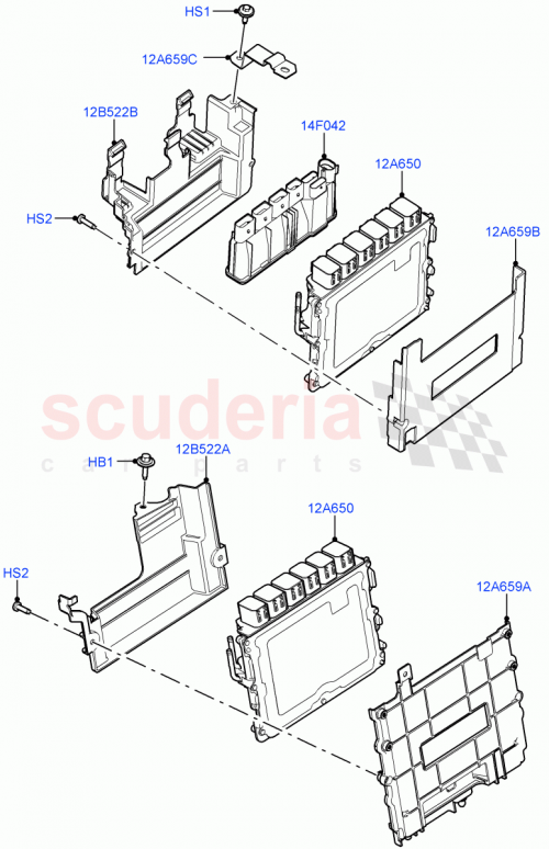 Part Diagram for Land Rover LR154250
