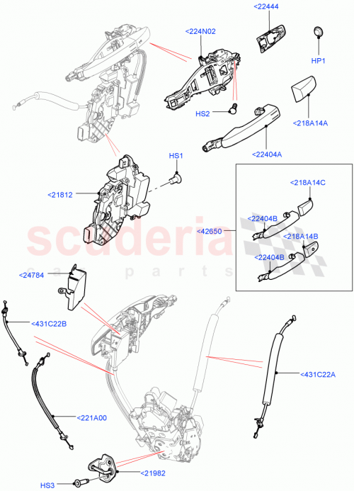 Part Diagram for Land Rover LR105862