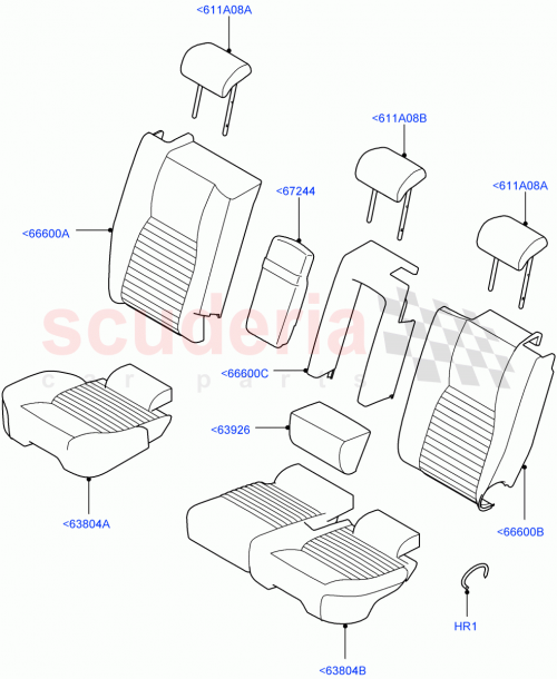 Part Diagram for Land Rover LR058937