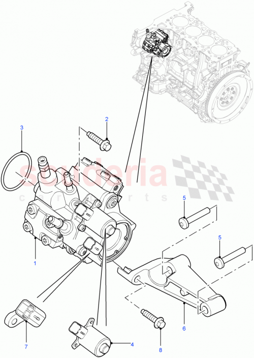Part Diagram for Land Rover LR029970