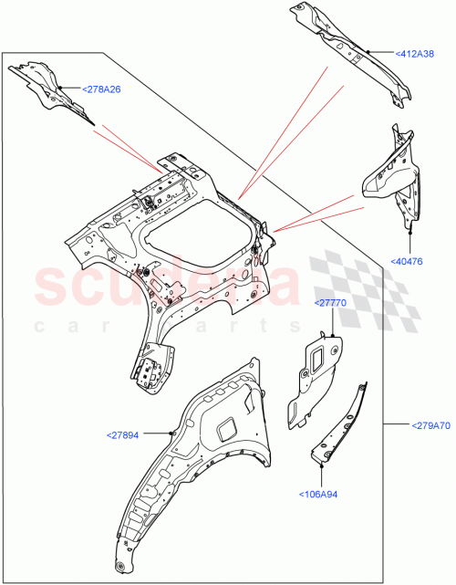 Part Diagram for Land Rover LR084280