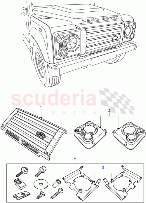 Part Diagram for Land Rover LR017484
