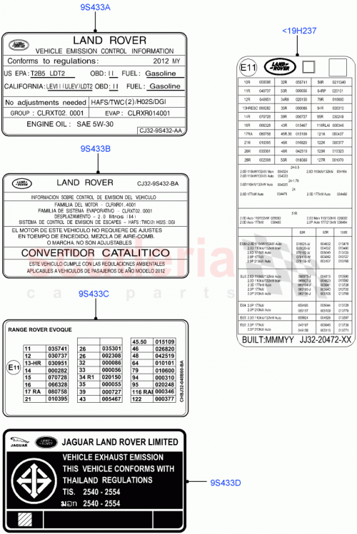 Part Diagram for Land Rover LR046952