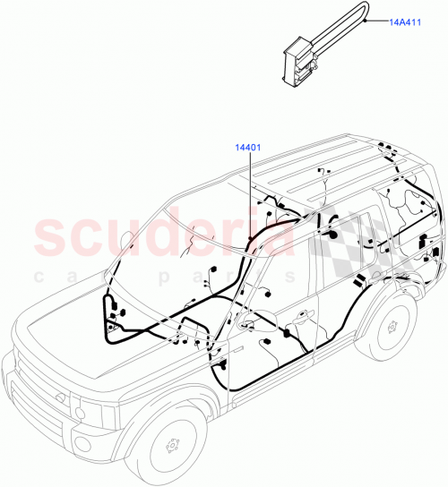 Part Diagram for Land Rover LR062225