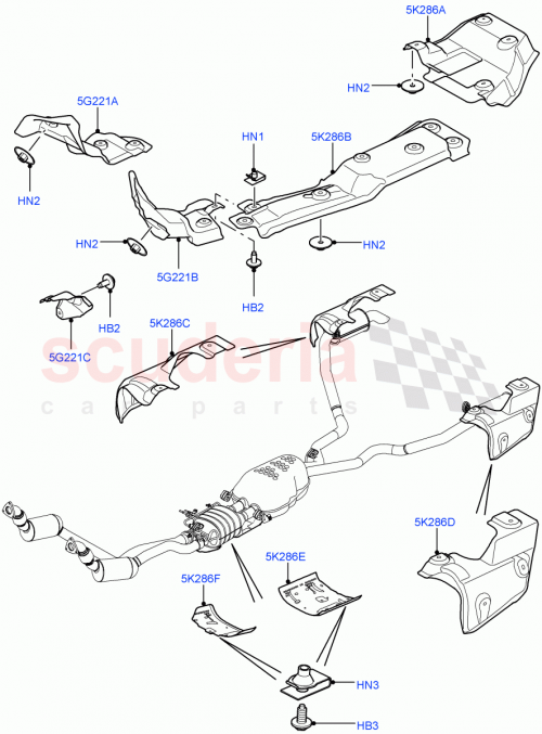 Part Diagram for Land Rover WEB500123