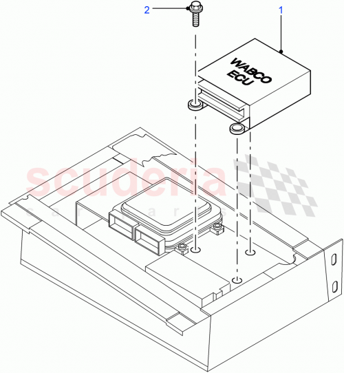 Part Diagram for Land Rover SRD000110