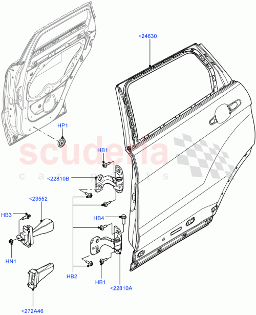 Part Diagram for Land Rover LR028556